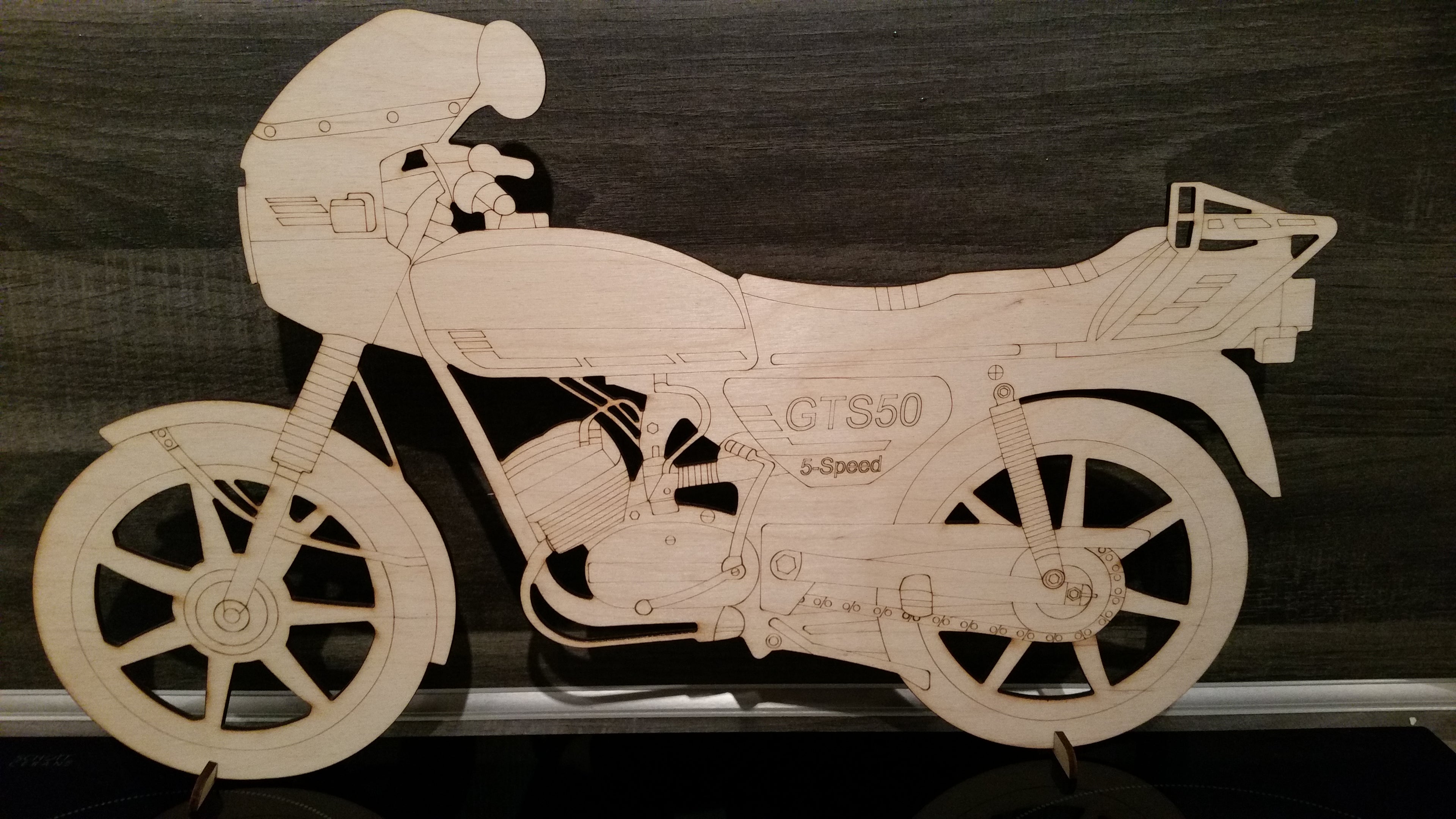 Zündapp GTS 50 5-Speed 2-D Modell