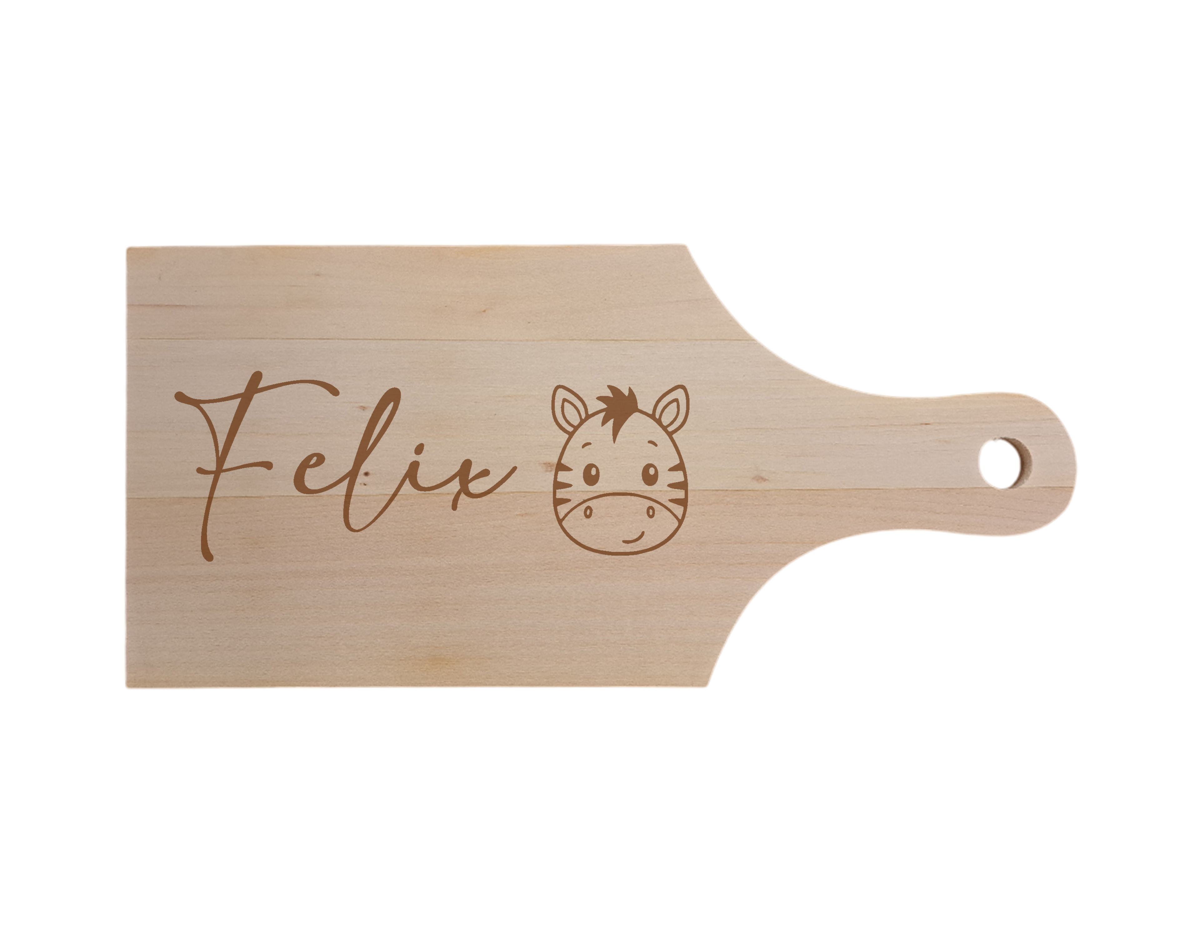 Frühstücksbrettchen mit Griff 30 x 14 cm individuell gestaltbar