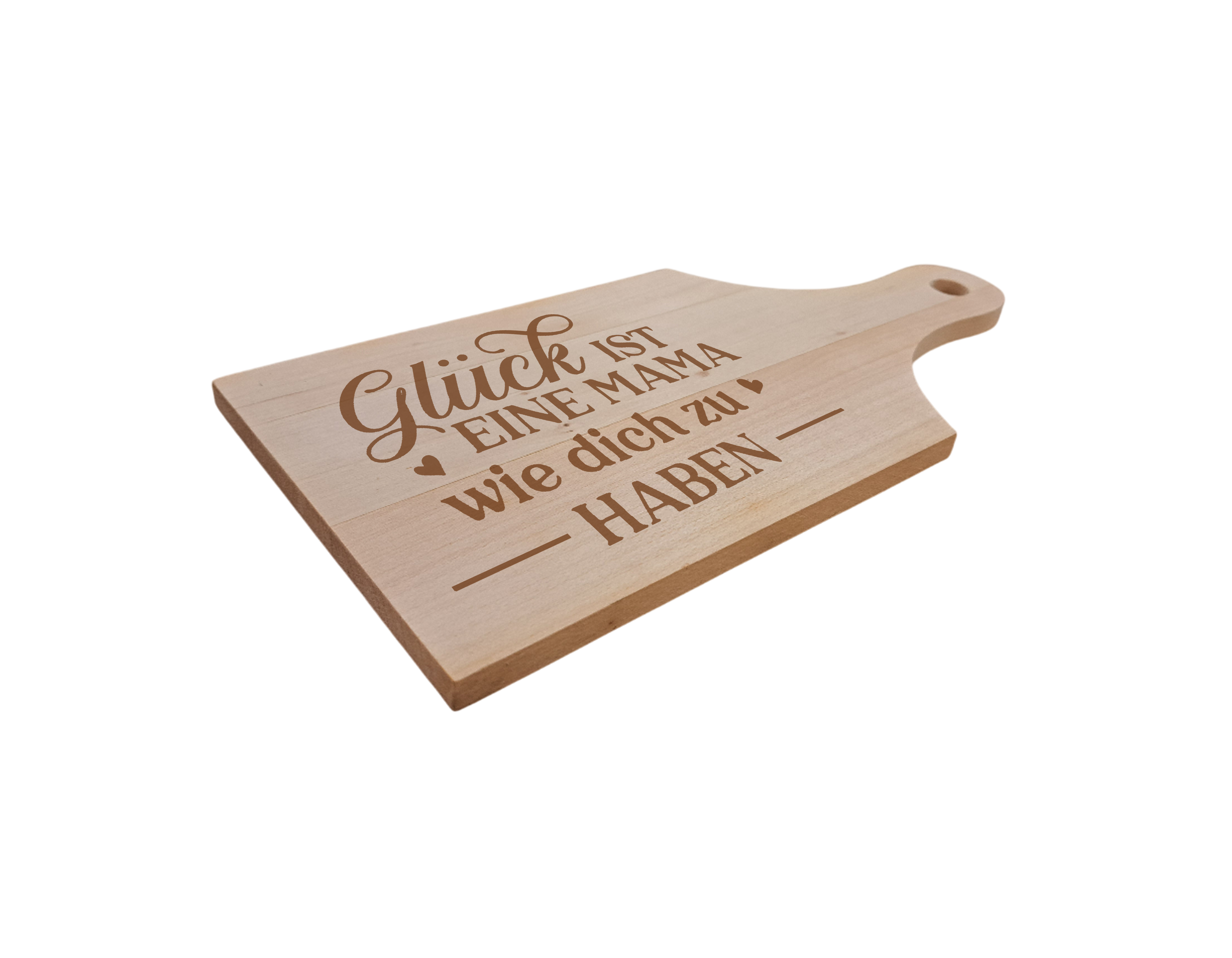 Frühstücksbrettchen mit Griff 30 x 14 cm individuell gestaltbar