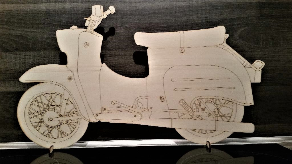 Simson KR 51 2-D Modell