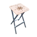 Hocker für Stehtische Sitzfläche 35 x 35 cm aus Birkenholz individuell gestaltbar