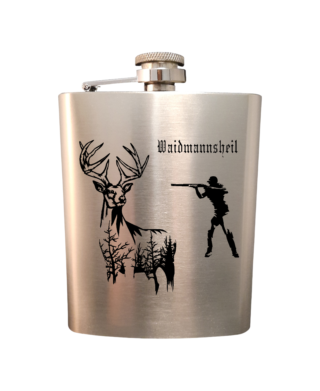 Flachmann aus Edelstahl 200 ml individuell gestaltbar