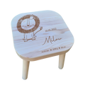 Kinderhocker aus Holz individuell gestaltbar