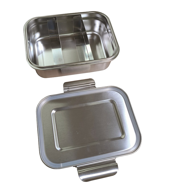 Premium Edelstahl-Lunchbox – groß 1200 ml - personalisierbar