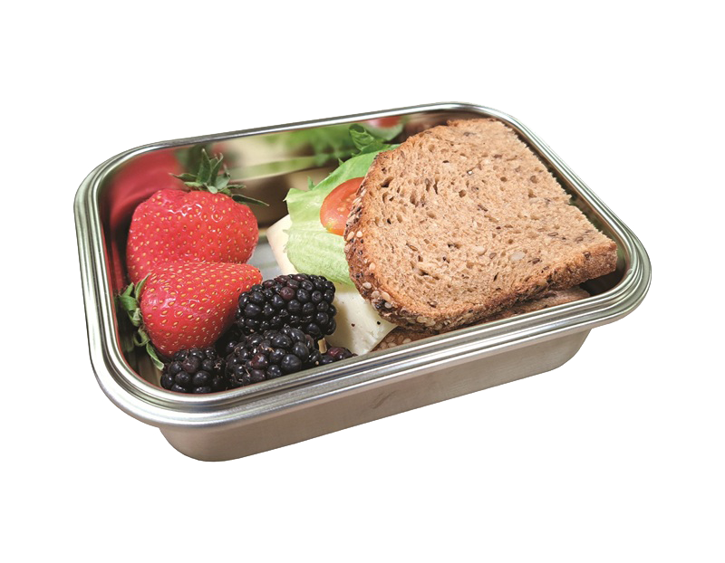 Premium Edelstahl-Lunchbox – mini 600 ml - personalisierbar