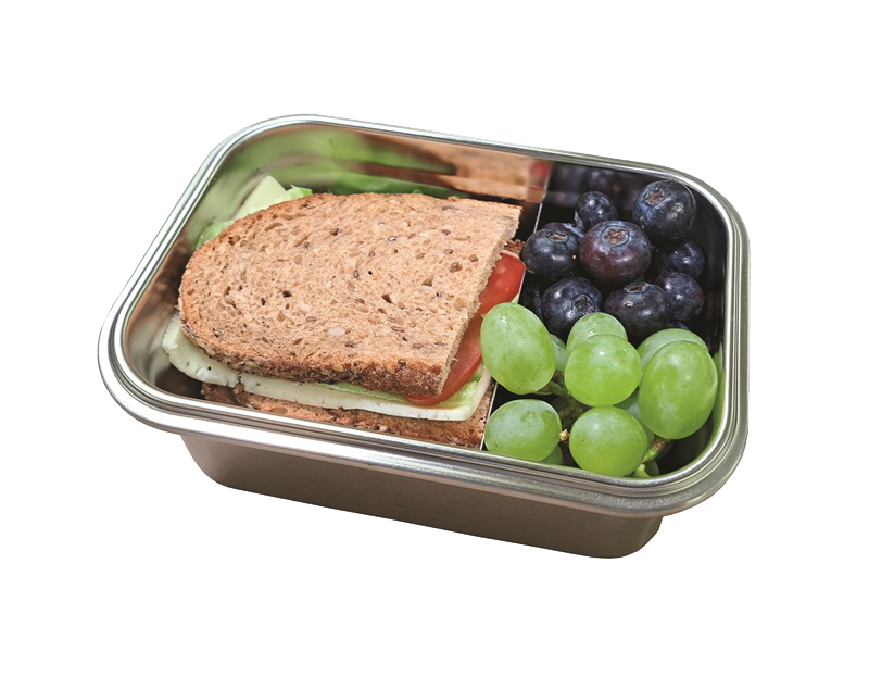 Premium Edelstahl-Lunchbox – mittel 800 ml - personalisierbar