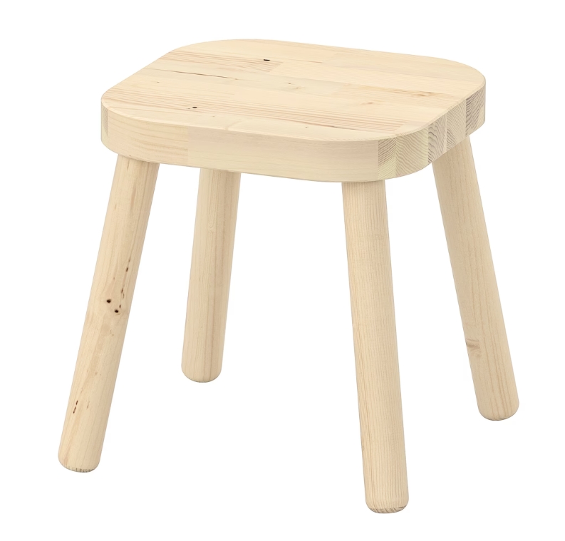 Kinderhocker aus Holz individuell gestaltbar