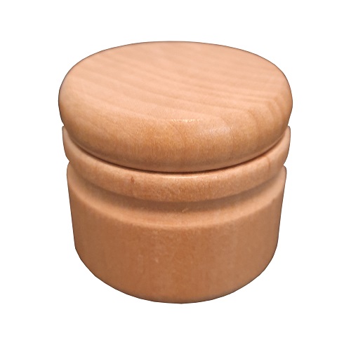 Holzdose mit Schraubverschluss individuell gestaltbar